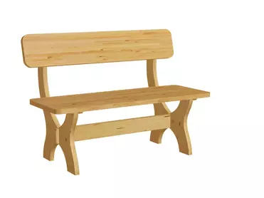 Лавка Омега 1400 со спинкой