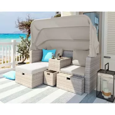 Комплект плетеной мебели  Афродита Beige