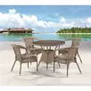Комплект плетеной мебели Леон-1B T220CT/Y32-W56 Light brown 4Pcs