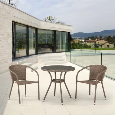 Комплект плетеной мебели  Афродита   Light brown  