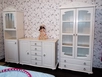 Сервант с 2 дверцами Айно 1-ств фасад со стеклом (ручка слева)