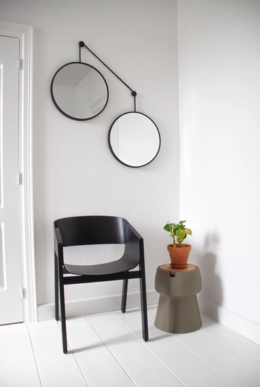 Balance S Black 2 зеркала по 30см  на черном шнуре