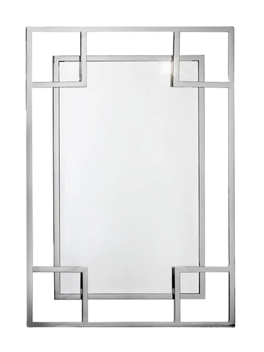 Зеркало в металлической раме Hi-Tech