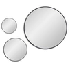 Mars Black Сет из 3-х зеркал Ø55, Ø30, Ø20 см