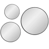 Saturn Black Сет из 3-х зеркал Ø55, Ø40, Ø30 см