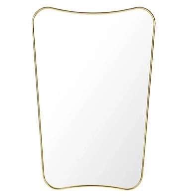 Sky M Gold Зеркало в тонкой раме Smal