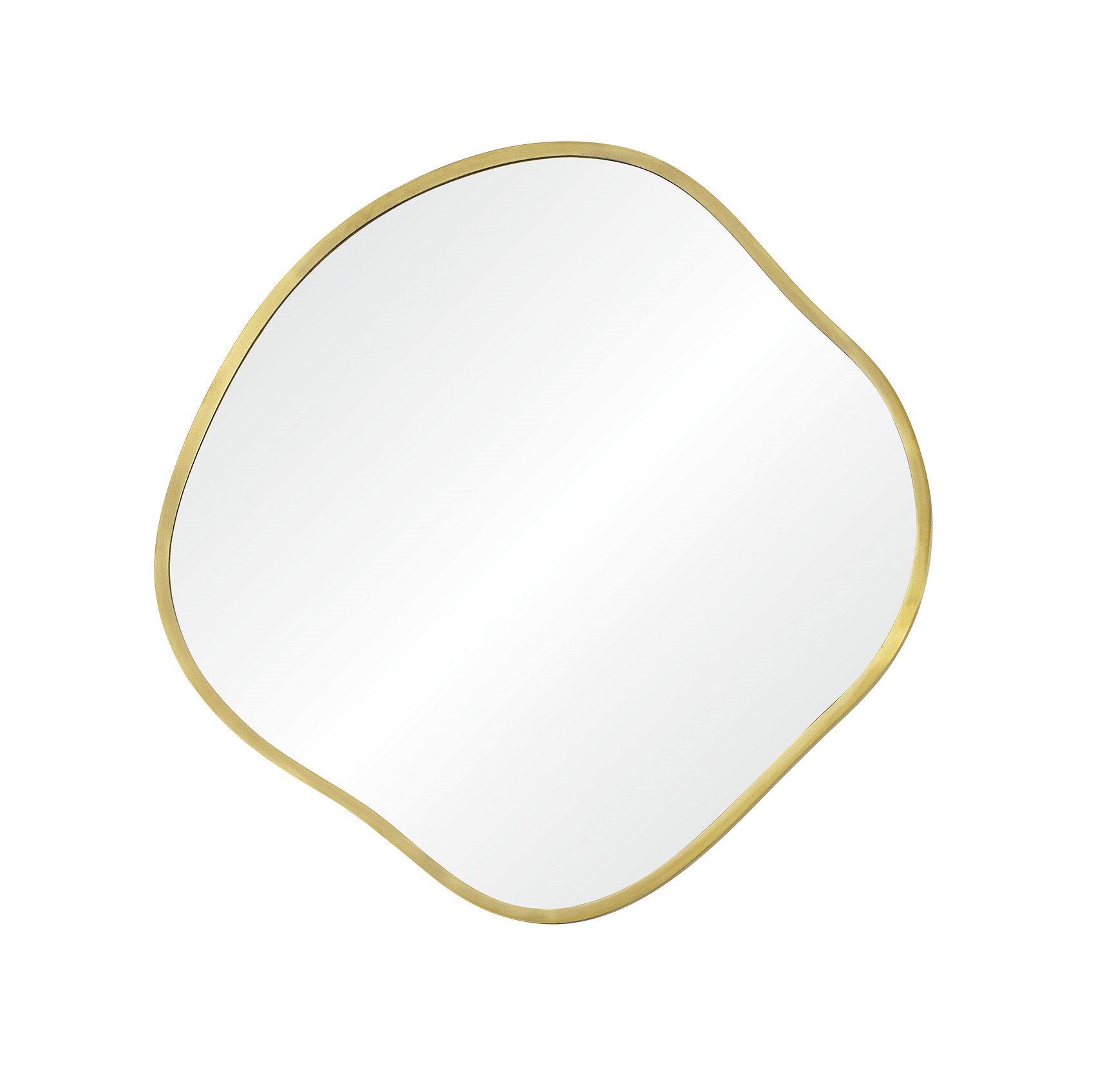 Organic M Gold Зеркало в тонкой раме Smal