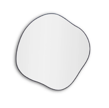 Organic M Black Зеркало в тонкой раме Smal