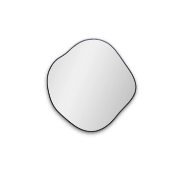 Organic S Black Зеркало в тонкой раме Smal