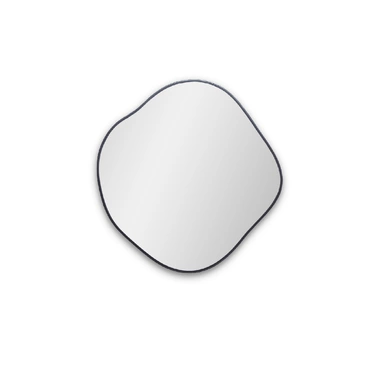 Organic S Black Зеркало в тонкой раме Smal