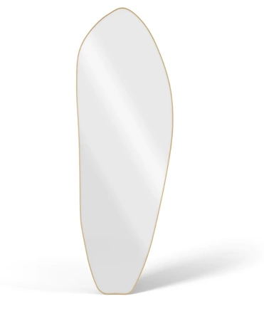 Organic XL Gold Зеркало в полный рост в раме Smal