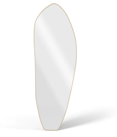 Organic XL Gold Зеркало в полный рост в раме Smal