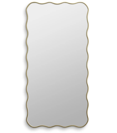 Fancy L Gold Зеркало в тонкой раме Smal