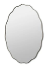 Fancy Oval Silver Зеркало в тонкой раме Smal