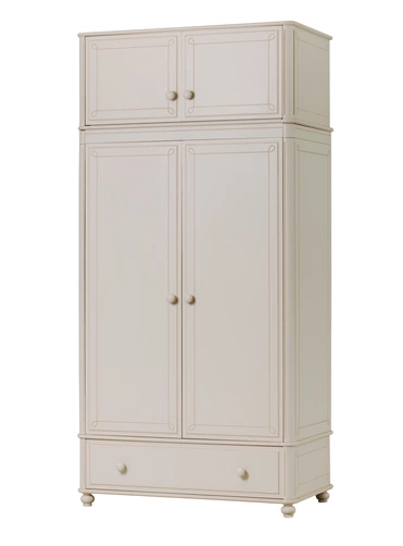   Шкаф с ящиком Бетти 2 створчатый №4 с антресолью  