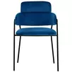 Стул Naples синий с черными ножками