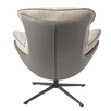 Кресло HUG светло-серый, экокожа, шенилл