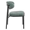 Стул Lucian 2 шалфей шенилл с чёрными ножками