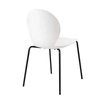 Комплект из 2-х стульев Wave белый с черными ножками