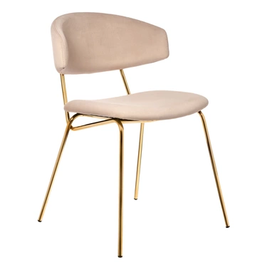 Стул Elaina латте с золотыми ножками RF 0780