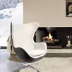 Кресло Cocoon Chair черный, экокожа