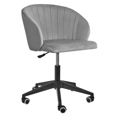 Стул Petra вращающийся на колесиках темно-серый
