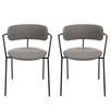 Комплект из 2-х стульев Ant букле серый