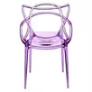 Стул Maestro прозрачный сиреневый