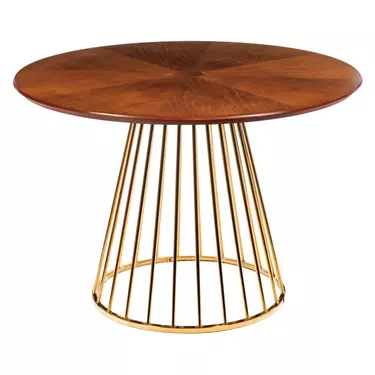 Стол Livertown 110см, золотистые ножки