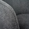Стул Teresa серый шенилл на поворотном механизме