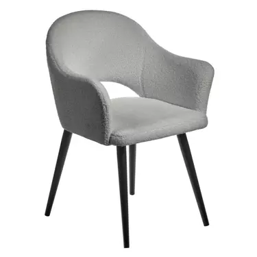 Стул Brody светло-серый, искусственный мех