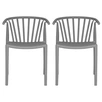 Комплект из 2-х стульев Venice светло-серый