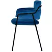 Стул Naples синий с черными ножками