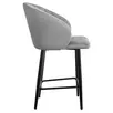 Стул полубарный Paola темно-серый