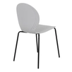 Стул Wave серый с черными ножками