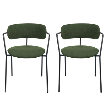 Комплект из 2-х стульев Ant букле зелёный
