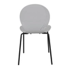 Стул Wave серый с черными ножками