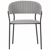 Стул Turner серый с чёрными ножками