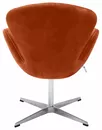 Кресло SWAN STYLE CHAIR терракотовый, искусственная замша