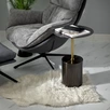 Кофейный столик Solid диам.40см x 58см, чёрный, металл