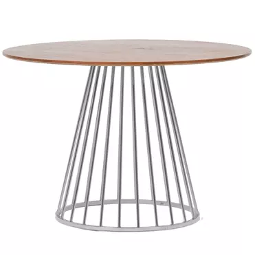 Стол Livertown 110см орех, хромированные ножки