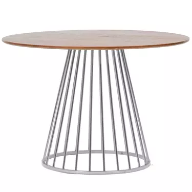 Стол Livertown 110см орех, хромированные ножки