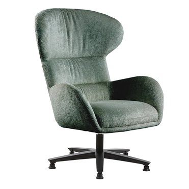 Кресло Tedward зелёный шенилл