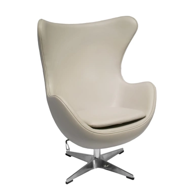 Кресло Cocoon Chair латте, экокожа