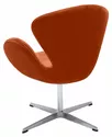 Кресло SWAN STYLE CHAIR терракотовый, искусственная замша