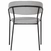 Стул Turner серый с чёрными ножками
