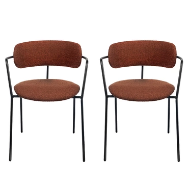 Комплект из 2-х стульев Ant букле терракотовый