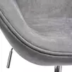 Кресло SWAN STYLE CHAIR серый, искусственная замша