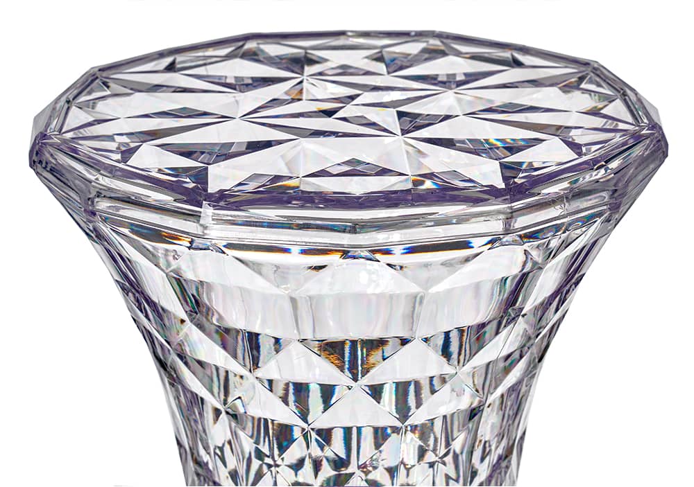 Стул-пуф Stone прозрачный