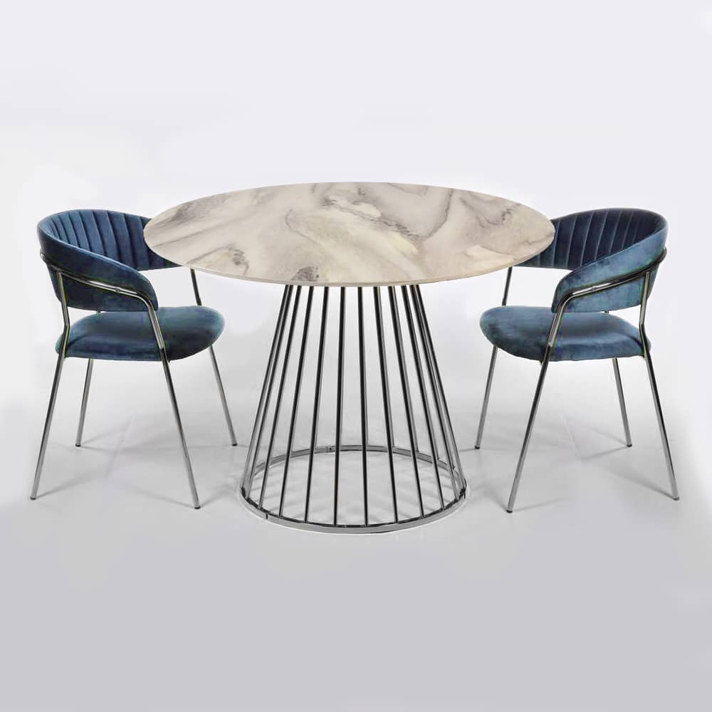 Стол Livertown 100см, хромированные ножки